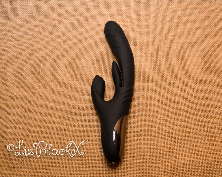 Review of the Playboy Rapid Rabbit Thrusting Vibrator with Flapping Shaft Copyright Liz BlackX