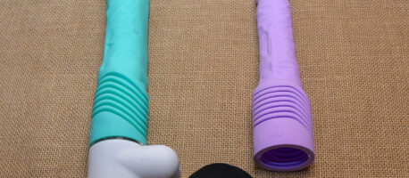 Review of Sammie, a Thrusting Dildo Vibrator by Velvet and the Accessories Pack