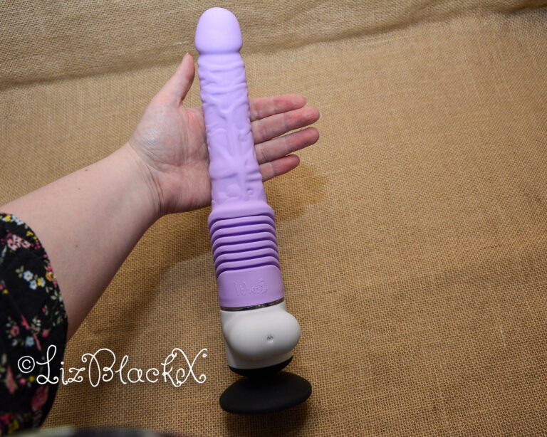 Review of Sammie, a Thrusting Dildo Vibrator by Velvet and the Accessories Pack Copyright Liz BlackX