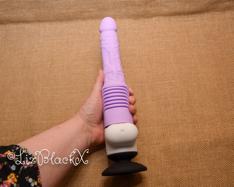 Review of Sammie, a Thrusting Dildo Vibrator by Velvet and the Accessories Pack Copyright Liz BlackX