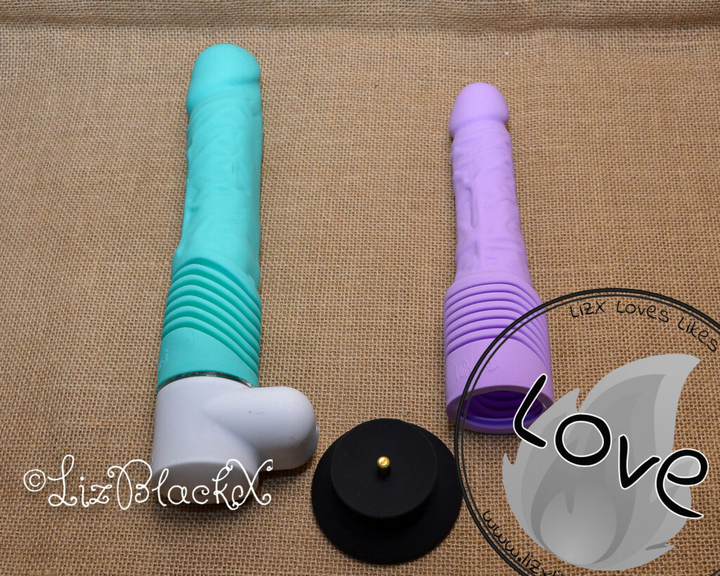 Review of Sammie, a Thrusting Dildo Vibrator by Velvet and the Accessories Pack Copyright Liz BlackX