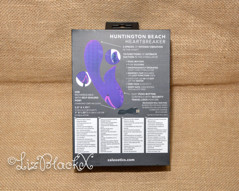 Review of the Huntington Beach HeartBreaker by Calexotics Copyright Liz BlackX