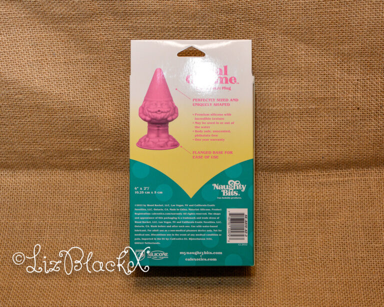 Review of the Naughty Bits® Anal Gnome™ Gnome Butt Plug by Calexotics Copyright Liz BlackX