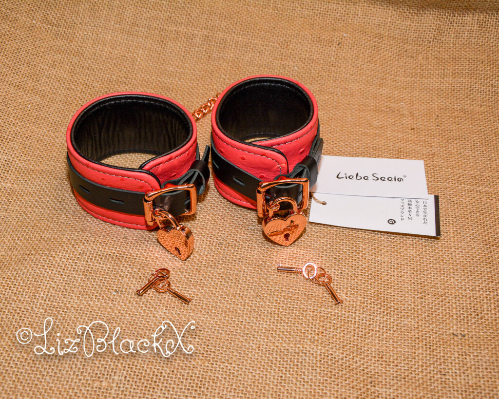 Review of the Angel's Kiss Wrist Cuffs by Liebe Seele Copyright Liz BlackX