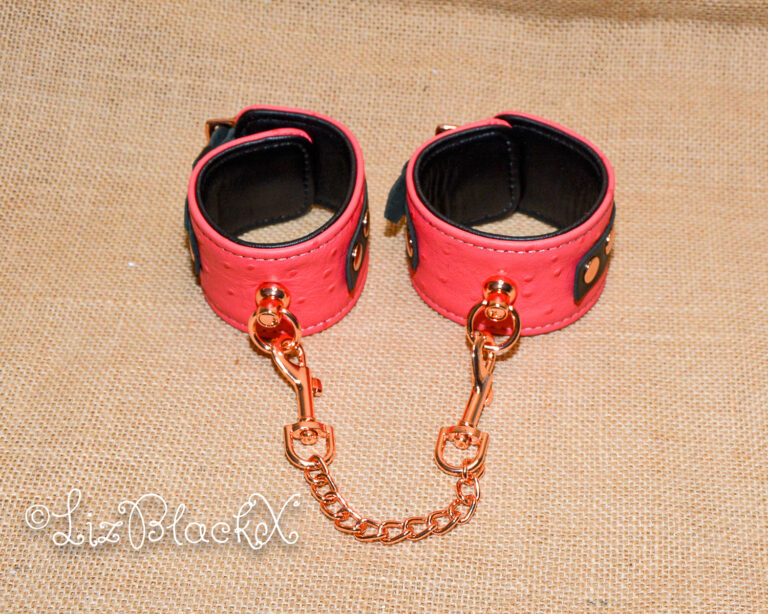 Review of the Angel's Kiss Wrist Cuffs by Liebe Seele Copyright Liz BlackX