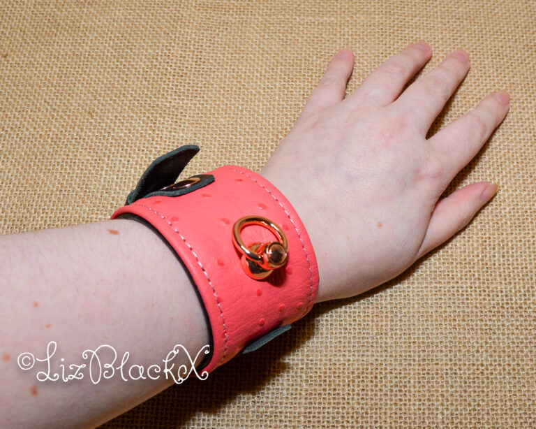 Review of the Angel's Kiss Wrist Cuffs by Liebe Seele Copyright Liz BlackX