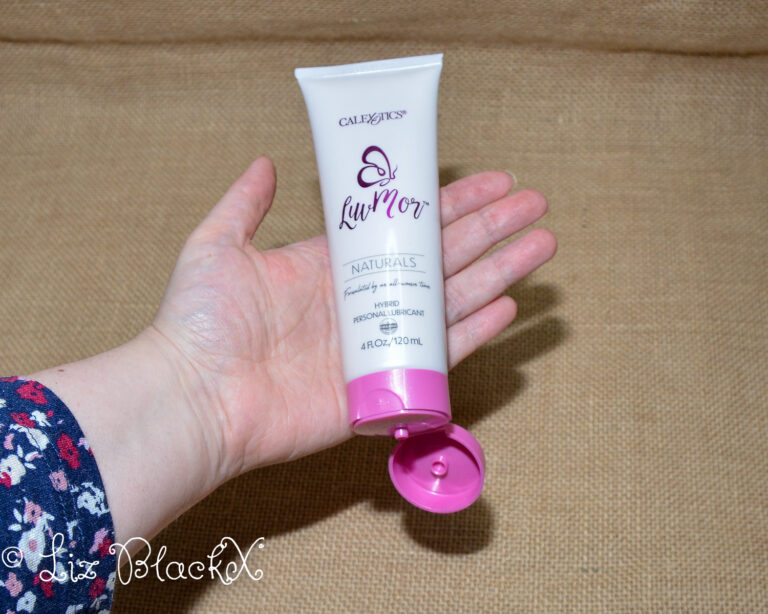 Review of the LuvMor Naturals Hybrid Personal Lubricant 4 fl. oz by Calexotics Copyright Liz BlackX