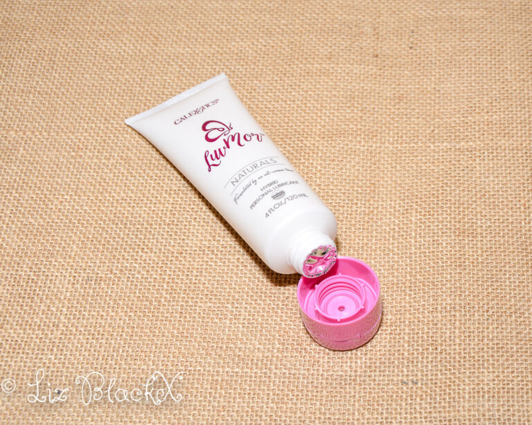 Review of the LuvMor Naturals Hybrid Personal Lubricant 4 fl. oz by Calexotics Copyright Liz BlackX
