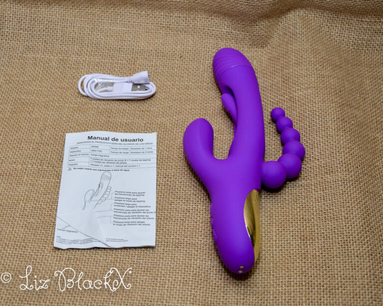 Triple the Pleasure: A Review of the Futuristic Triple Bliss Vibrator Candy hub Copyright Liz BlackX