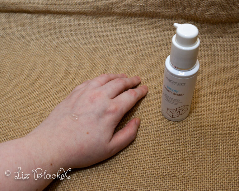 Review: Wicked Simply Brown Sugar Flavored Water Based Lubricant 2.3 oz - A Sweet Surprise for Sensitive Skin Copyright LizBlackX