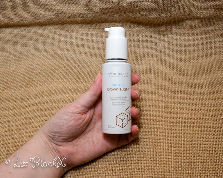 Review: Wicked Simply Brown Sugar Flavored Water Based Lubricant 2.3 oz - A Sweet Surprise for Sensitive Skin Copyright LizBlackX