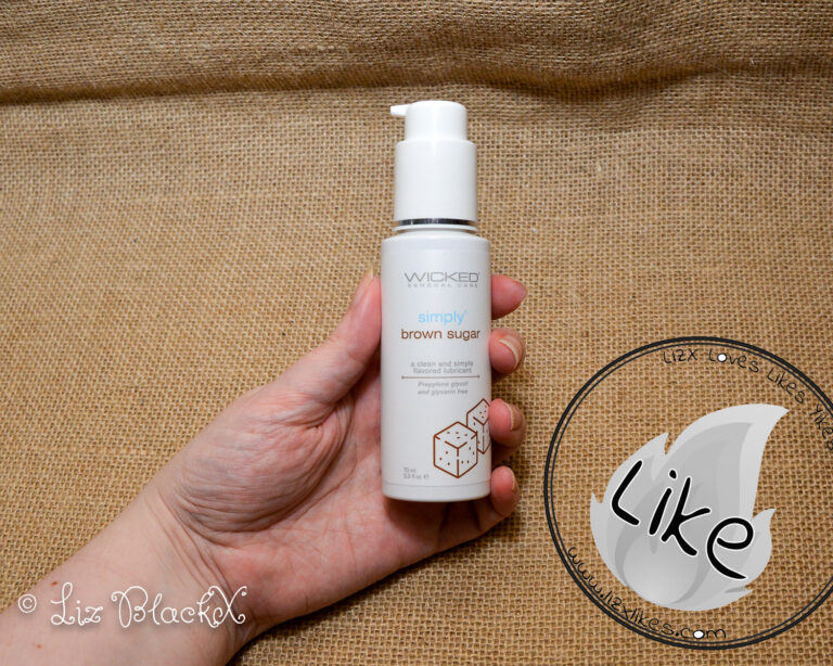 Review: Wicked Simply Brown Sugar Flavored Water Based Lubricant 2.3 oz - A Sweet Surprise for Sensitive Skin Copyright LizBlackX