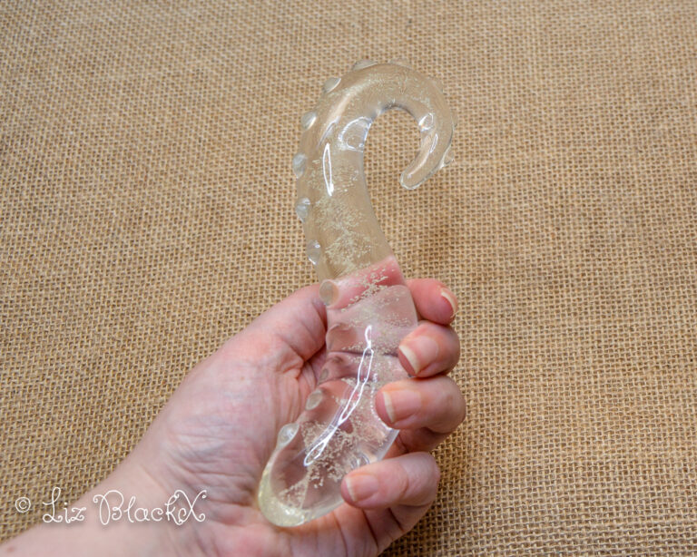 Unwrap the Night: Funzze Glow-in-the-Dark Glass Dildo Review Copyright Liz BlackX