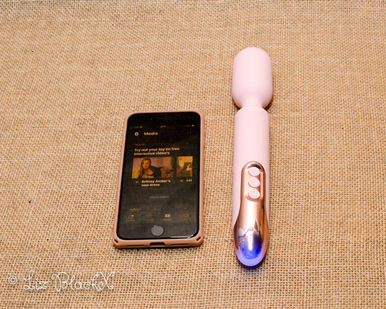 Beyond Ordinary Stimulation: Kiiroo Pro Wand with App & Streaming Review ProWand Kiiroo Copyright Liz BlackX
