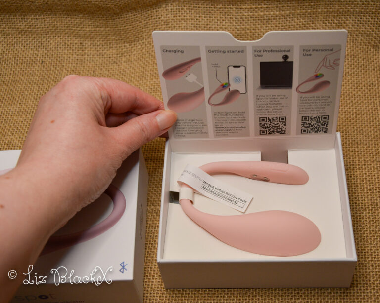 Kiiroo Spot Review: App-Controlled Vibrator with Dynamic Lightshow Copyright Liz BlackX End verdict: Love