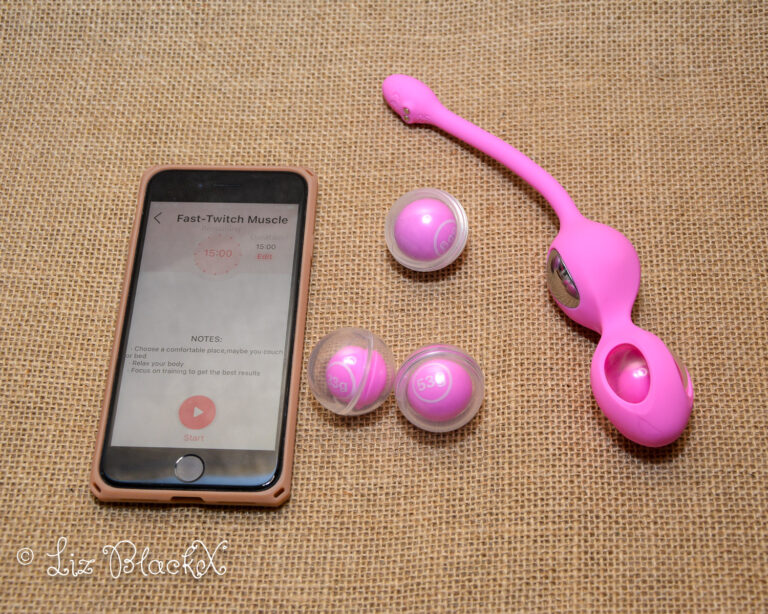 HoneyPlayBox Elektra E-stim Kegel Trainer Set Review: Get Charged Up with this Device! Copyright Liz BlackX