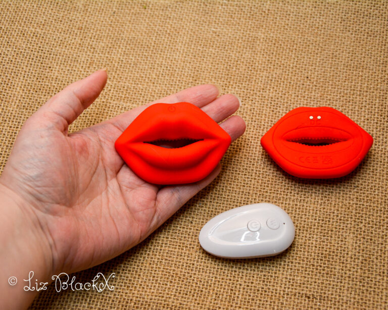 Lip-Shaped Nipple Clamps by Funzze: A Playful BDSM Toy Review Copyright Liz BlackX