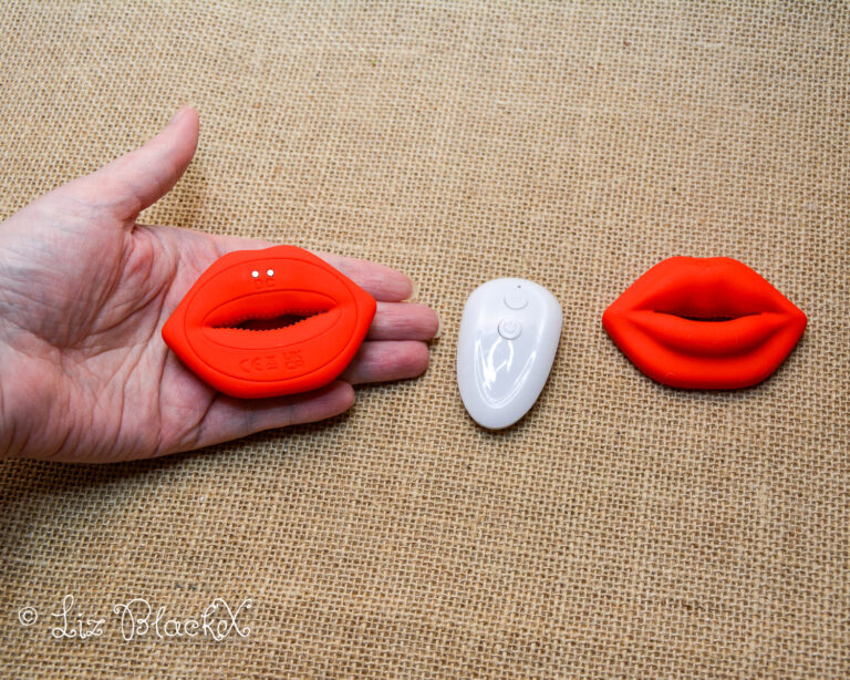 Lip-Shaped Nipple Clamps by Funzze: A Playful BDSM Toy Review Copyright Liz BlackX
