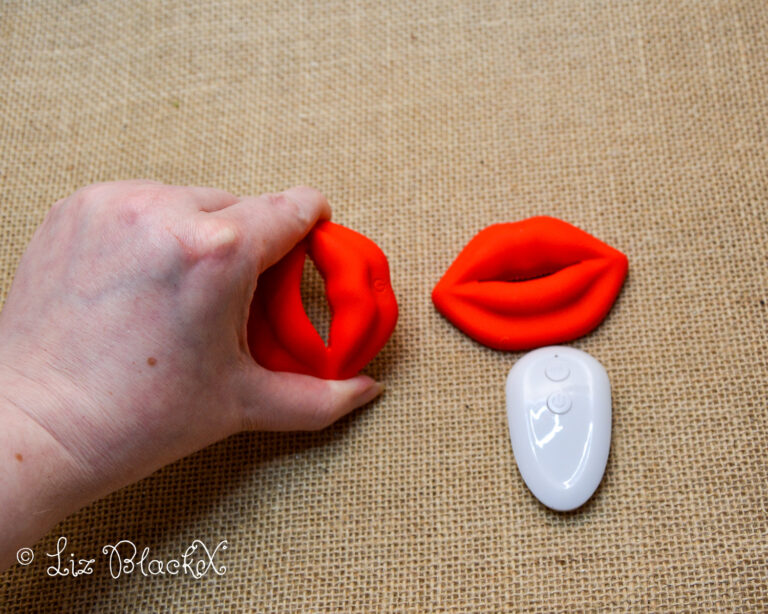 Lip-Shaped Nipple Clamps by Funzze: A Playful BDSM Toy Review Copyright Liz BlackX