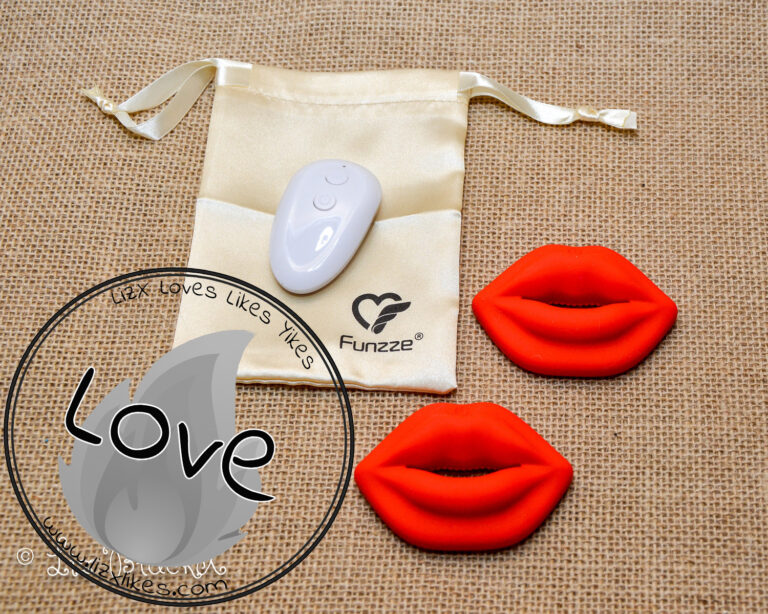 Lip-Shaped Nipple Clamps by Funzze: A Playful BDSM Toy Review Copyright Liz BlackX
