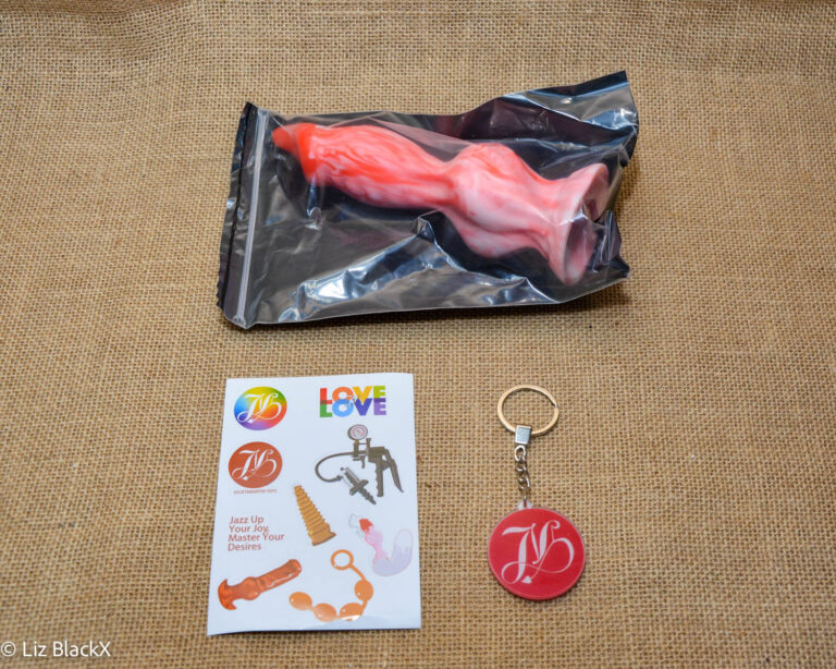 Honest Review of Juliettoys Pooch: Affordable Silicone Toy Insights Copyright Liz BlackX Stickers! and Keychain