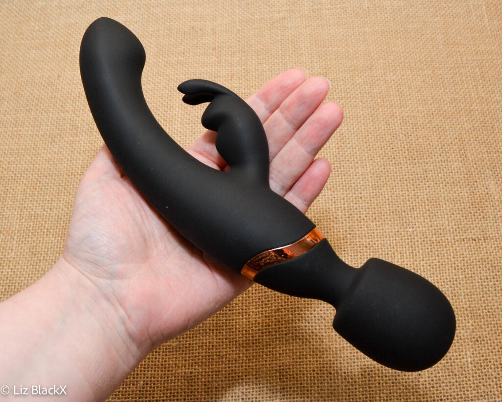 Review: Funzze Double-ended Rabbit Wand Vibrator Copyright Liz BlackX