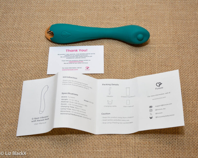 An Honest Look at the Funzze G-Spot Vibrator with Raised Nub: Design, Discretion, and Performance Copyright Liz BlackX