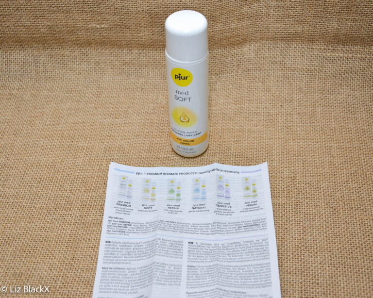 My Review of pjur Med Soft and Back Door Lubricants: Premium Glide That Delivers Copyright Liz BlackX