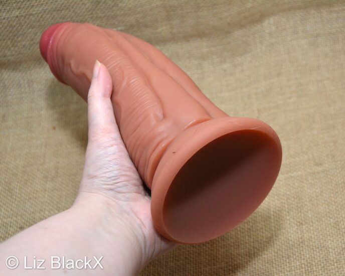 Tabletop Review: The simplyjoy 10-Inch Dual Density Dildo Copyright Liz BlackX