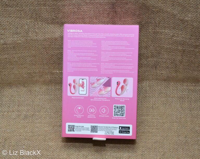 Tech-Driven Wellness: A Review of the Vibrosa Dual-Egg Vibrator Copyright Liz BlackX